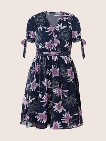 floral pattern dress