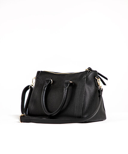 Black Gold Studded Handbag Image 2