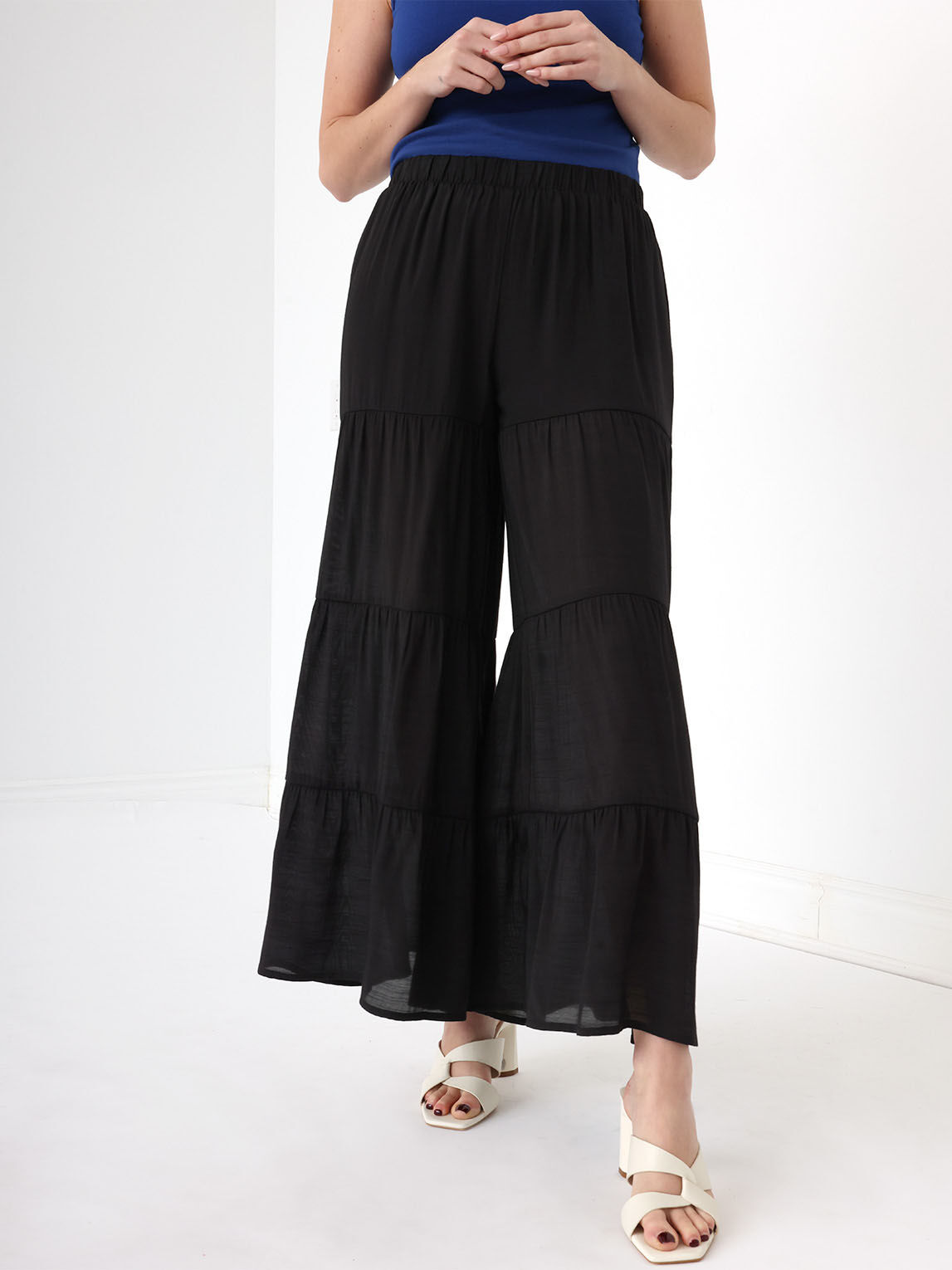 Petite gauze best sale pants