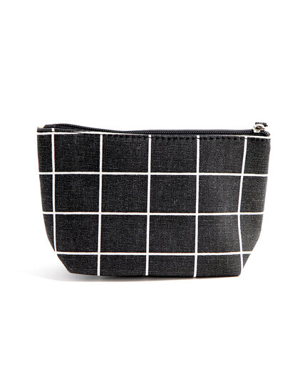 Printed Cotton Canvas Pouch Image 2