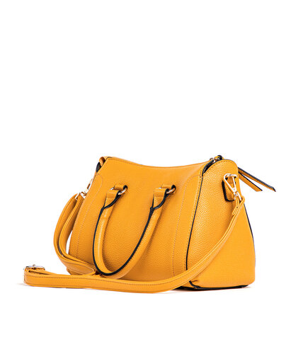 Yellow Gold Studded Handbag Image 2