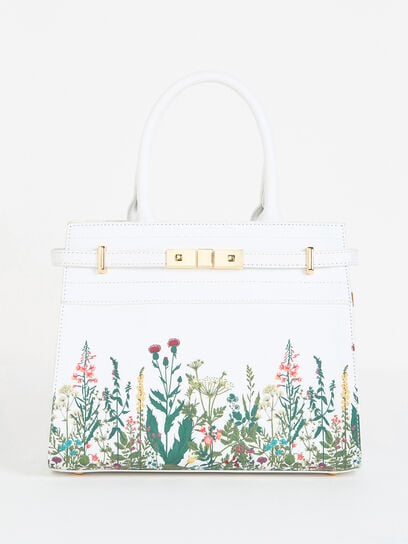 Botanical Print Lady Bag
