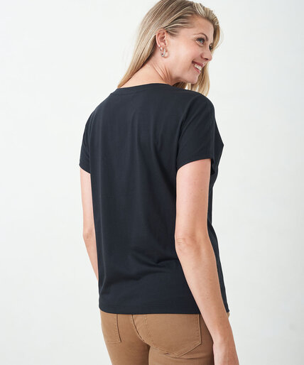 Short Sleeve V-Neck T-Shirt Image 3