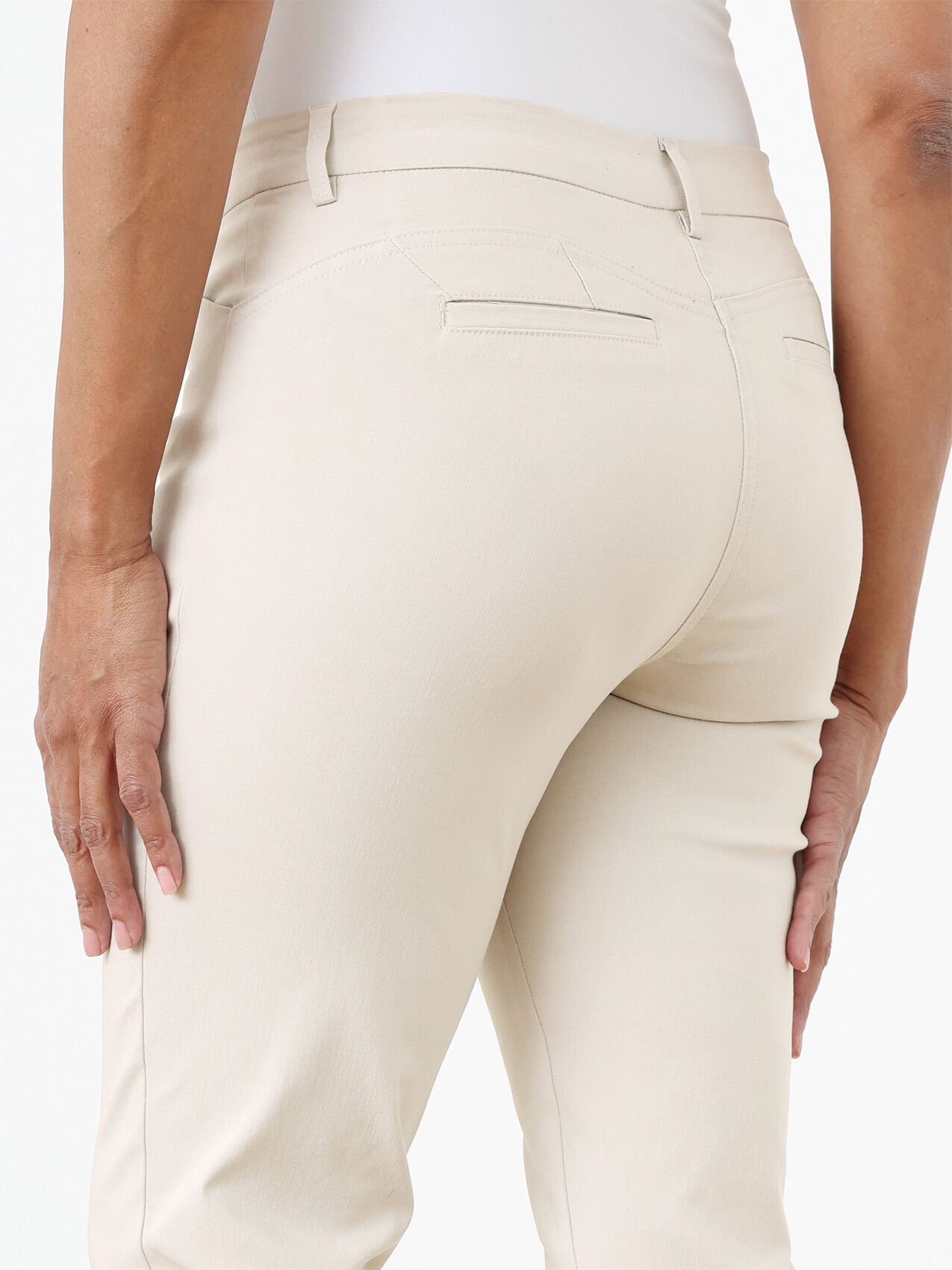 Christy Slim Ankle Pant Microtwill
