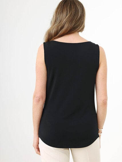 Sleeveless Cowl Neck Knit Top Image 5