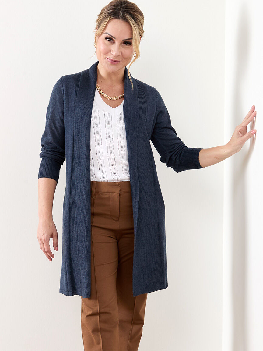 Navy blue cardigan petite store