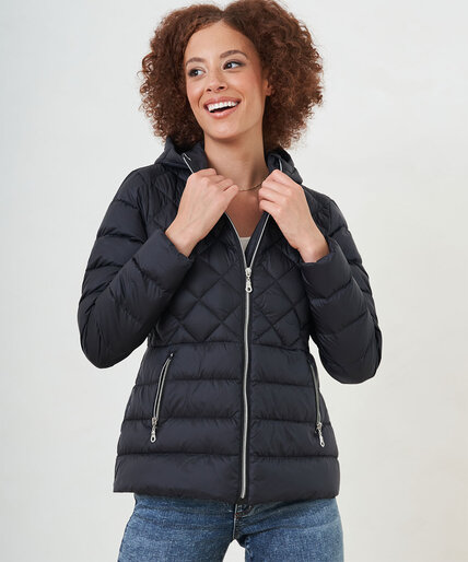 Pearlized Packable Down Coat Image 6
