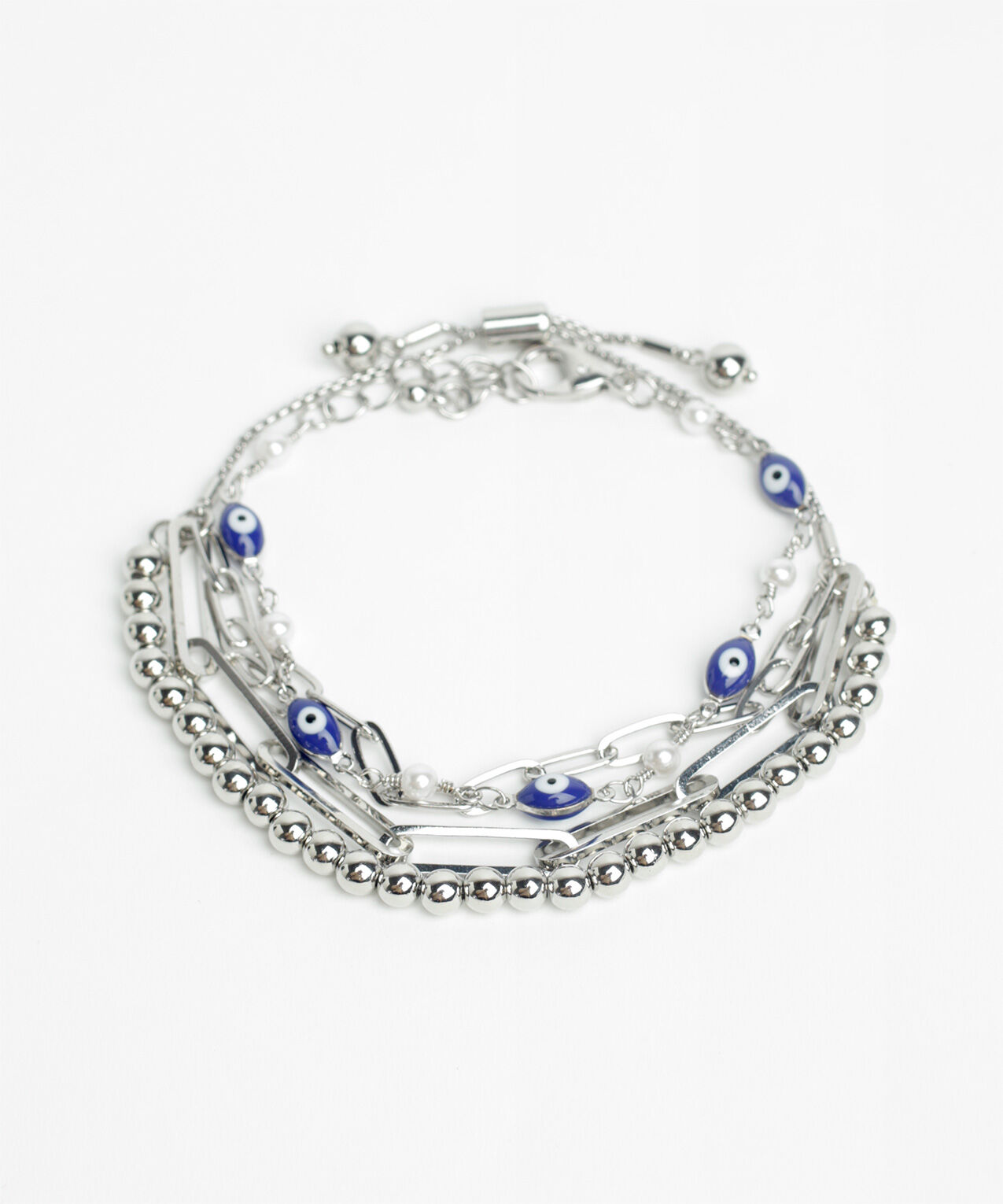 Silver Multi-Chain Bracelet