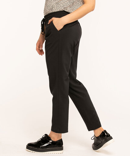Pull On Drawstring Ankle Pant Image 3
