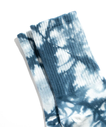 Tie-Dye Ribbed Crew Sock Image 2