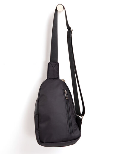 Black Nylon Crossbody Bag Image 3