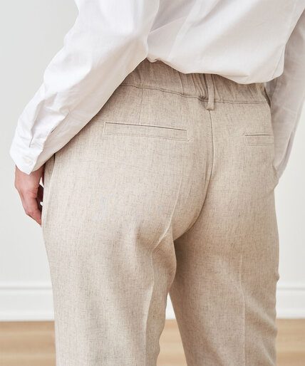 Straight-Leg Pant with Slimming Panel Image 4