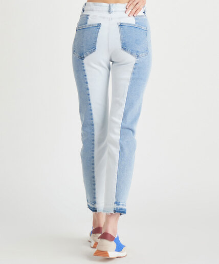 Dex Two-Tone High Rise Jean Image 2
