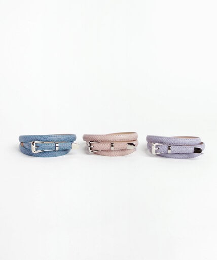 3 Pack Slim Pastel Belts Image 3