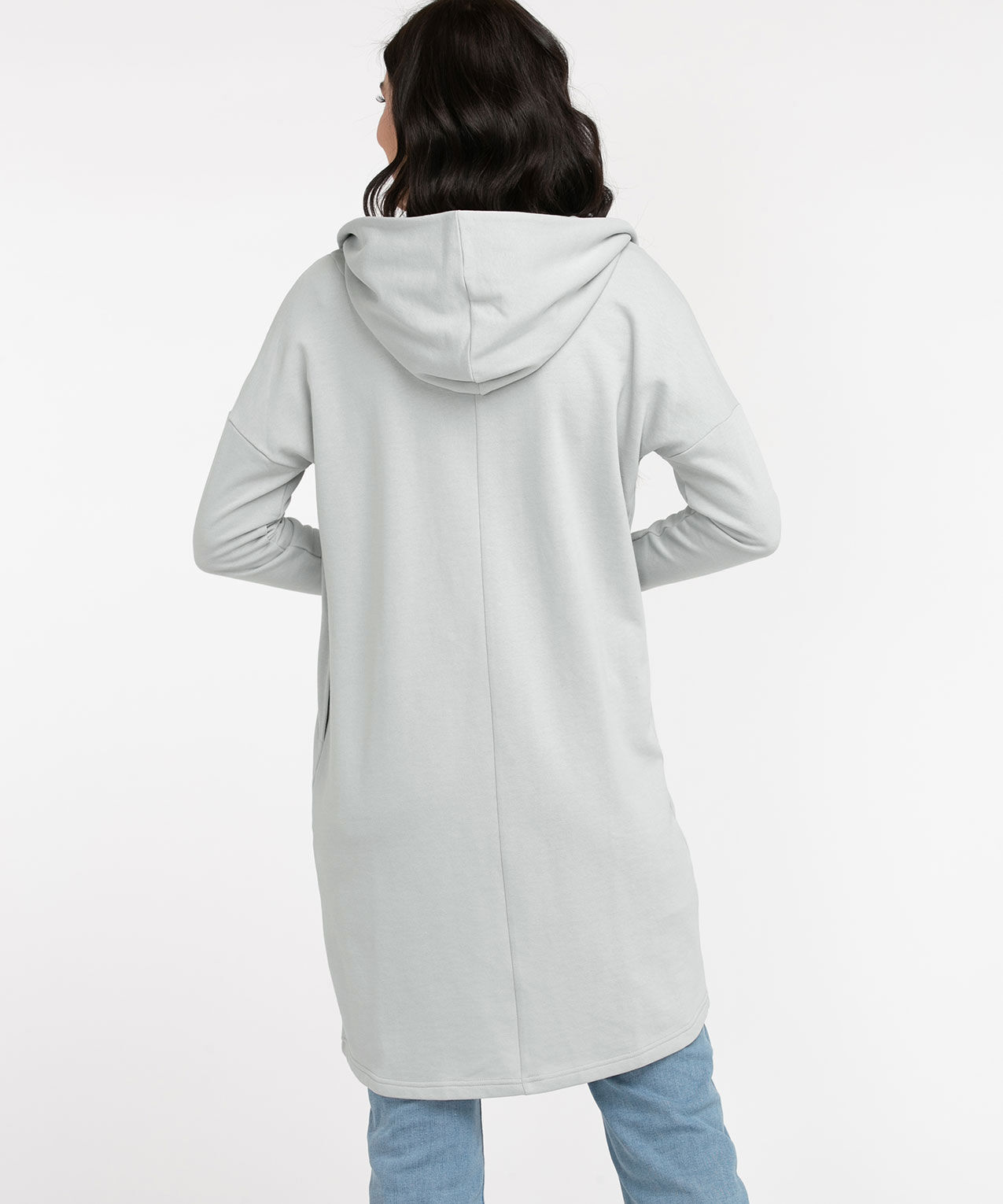 French Terry Hooded Tunic Cardigan Cleo 4000005242