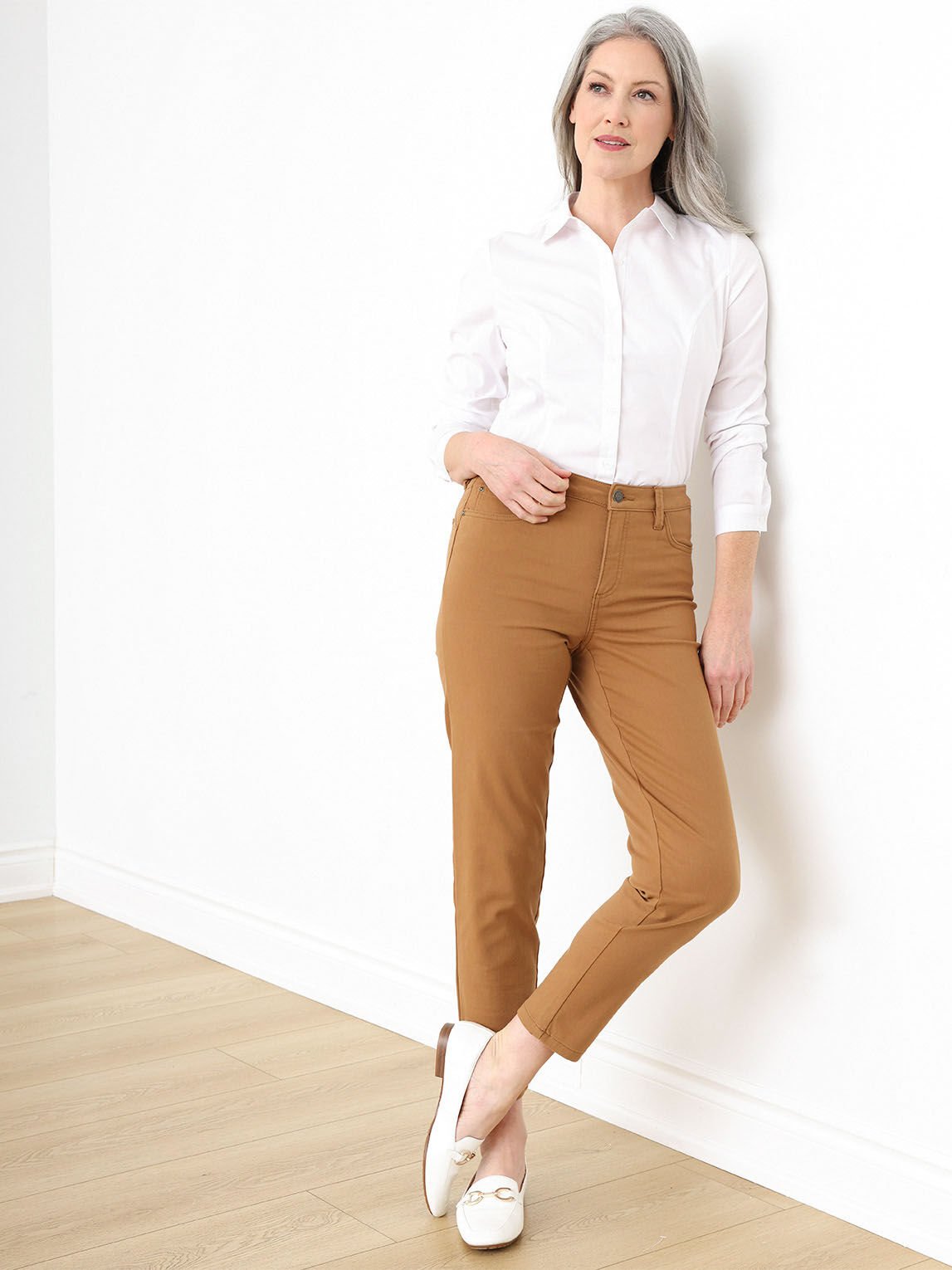 Basic White Collared Shirt