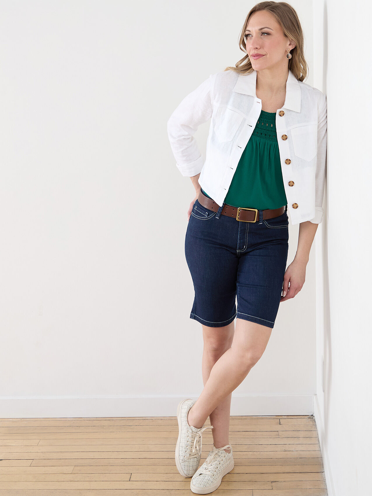 Lilly Slim Denim Short