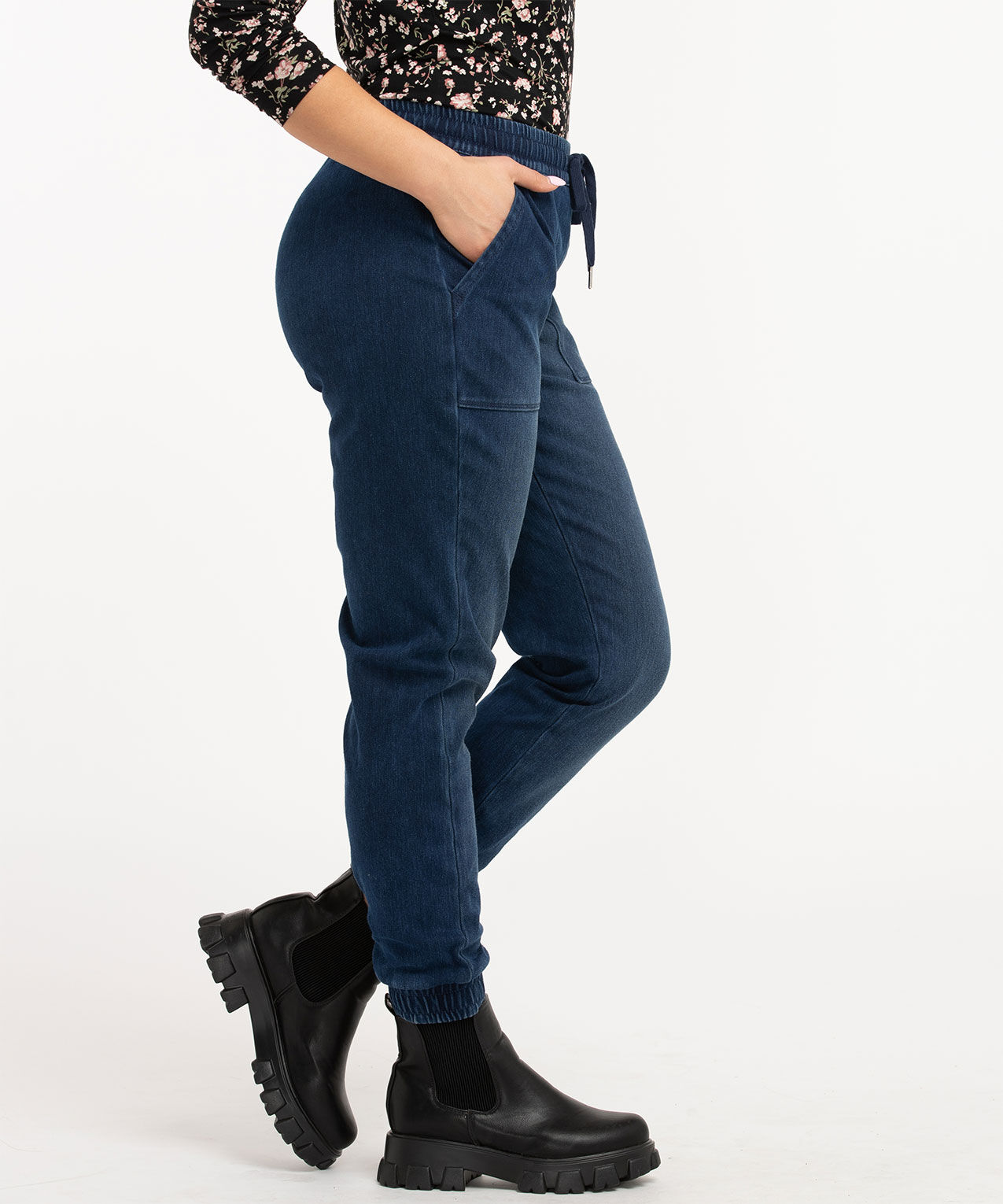 Pull On Denim Jogger Cleo