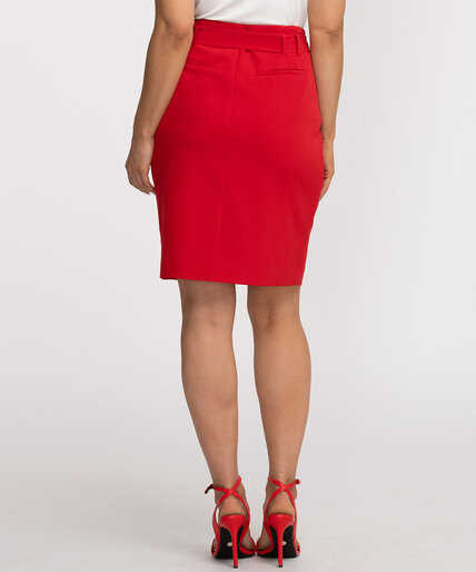 Pocketed Pencil Skirt Image 4