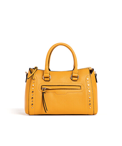 Yellow Gold Studded Handbag Image 1