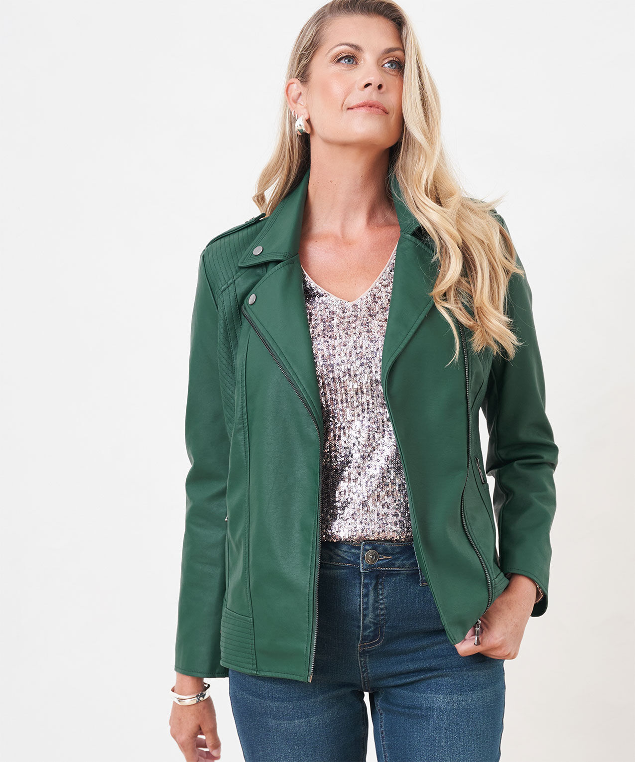 Cleo pleather jackets discount