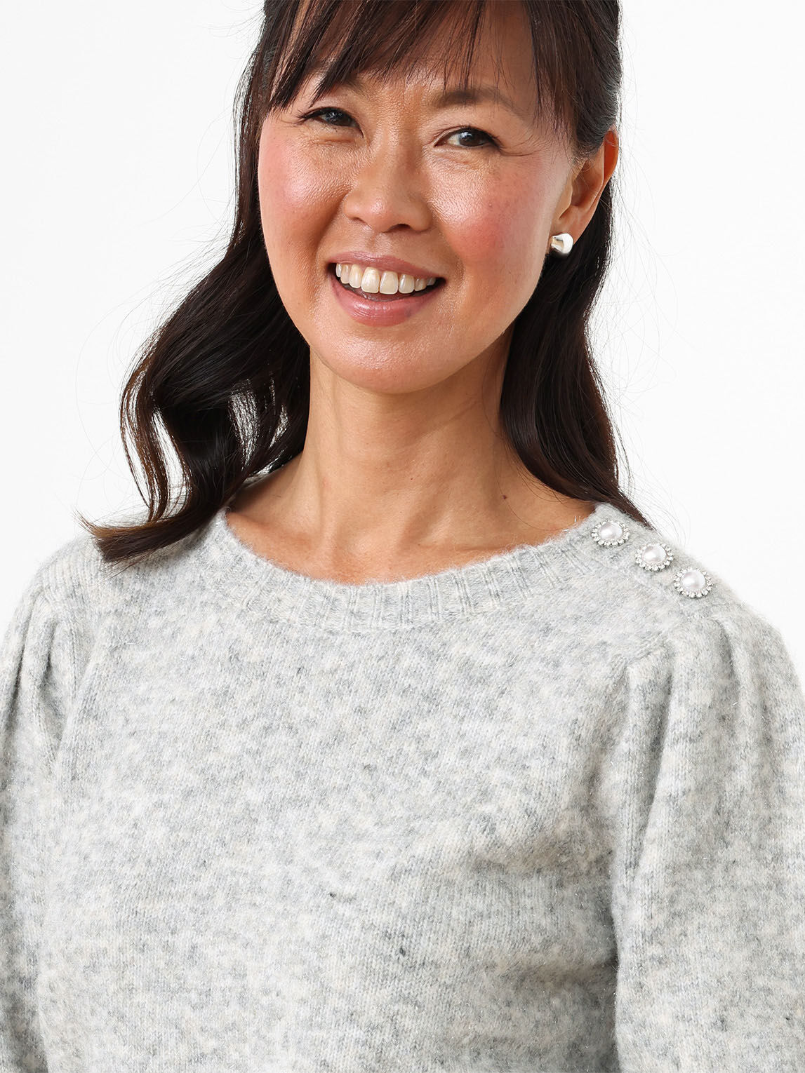 Petite grey outlet jumper