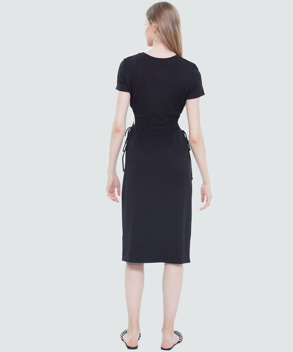 Dex/Black Tape Cutout Dress Image 3