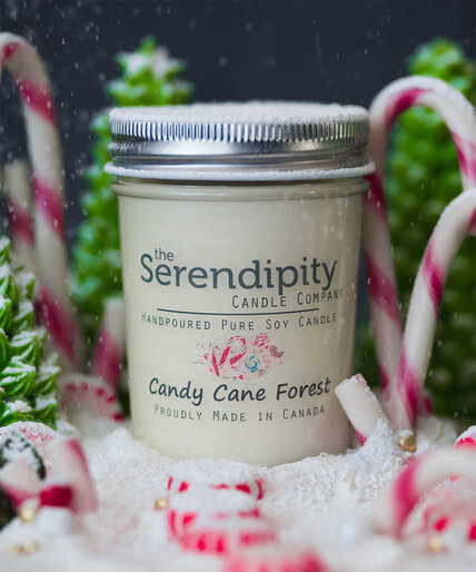 Candy Cane Forest Soy Candle Image 2