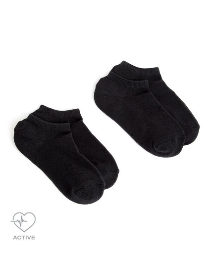Black Ankle Sock 2-Pack