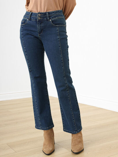 Vintage Wash Bootcut Butt Lift Jeans by GG Jeans