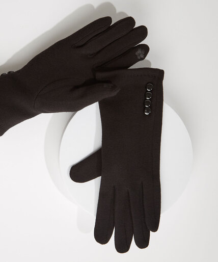 Knit Touch-Screen Gloves Image 1