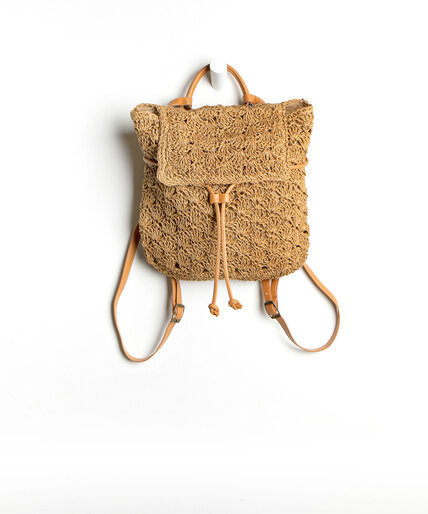 Crochet Drawstring Backpack Image 3
