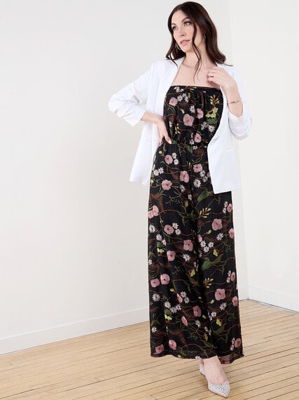Embroidered Floral Jumpsuit Image 3