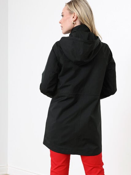 Petite Anorak Coat with Removable Hood Image 4