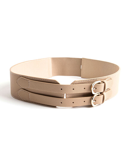 Double Buckle Stretch Belt