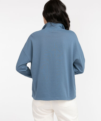 French Terry Quarter Zip Pullover Image 4