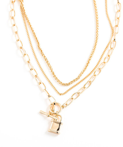 Convertible Gold Toggle Necklace Image 1