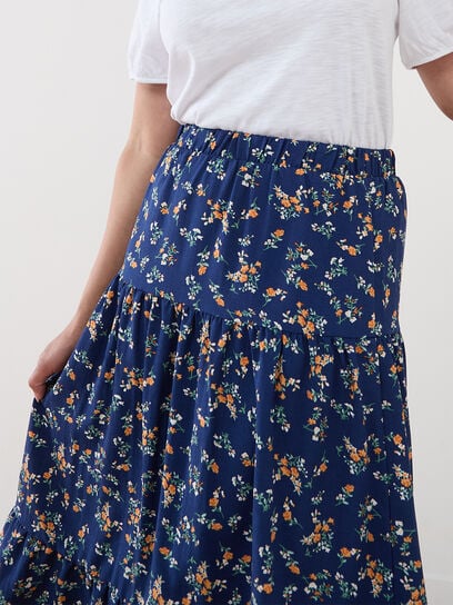 Petite Gauze Peasant Skirt