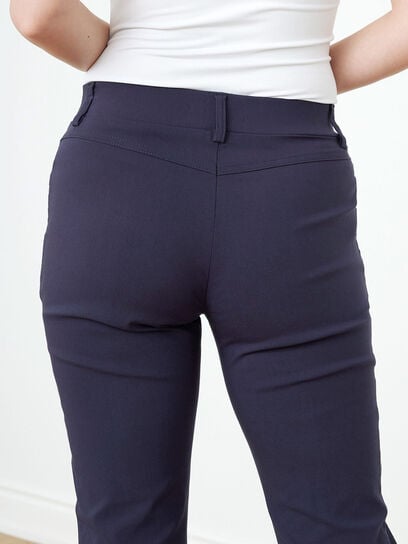 Microtwill Slim-Leg Comfort Waist Pant