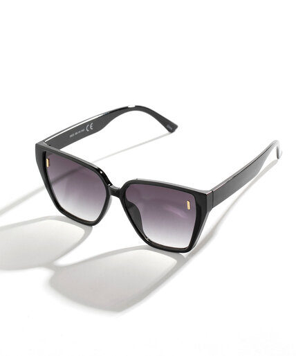 Square Black Sunglasses Image 1