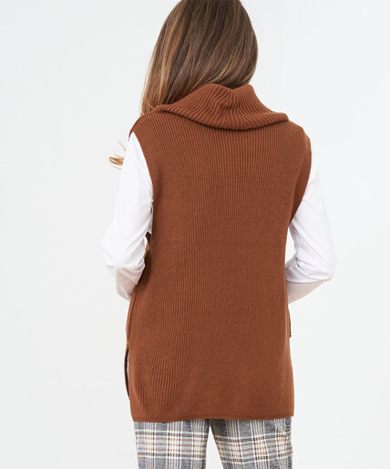Turtleneck Sweater Vest Image 3