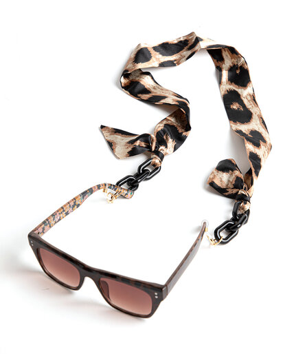 Leopard Print Sunglasses Chain Image 5