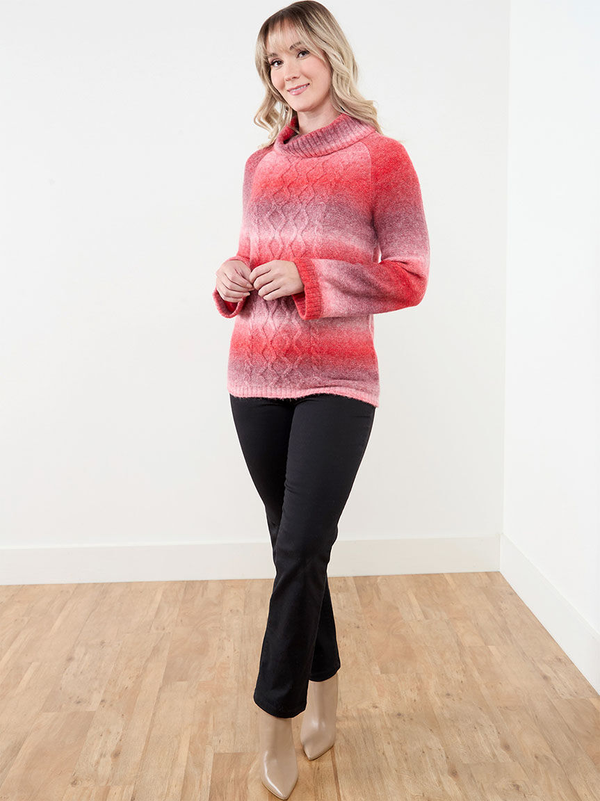 Cowl neck pullover sweater new arrivals