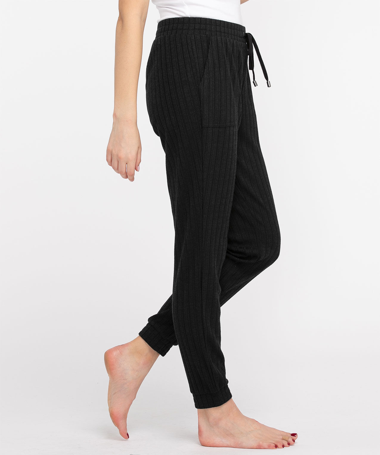Black drawstring joggers shop