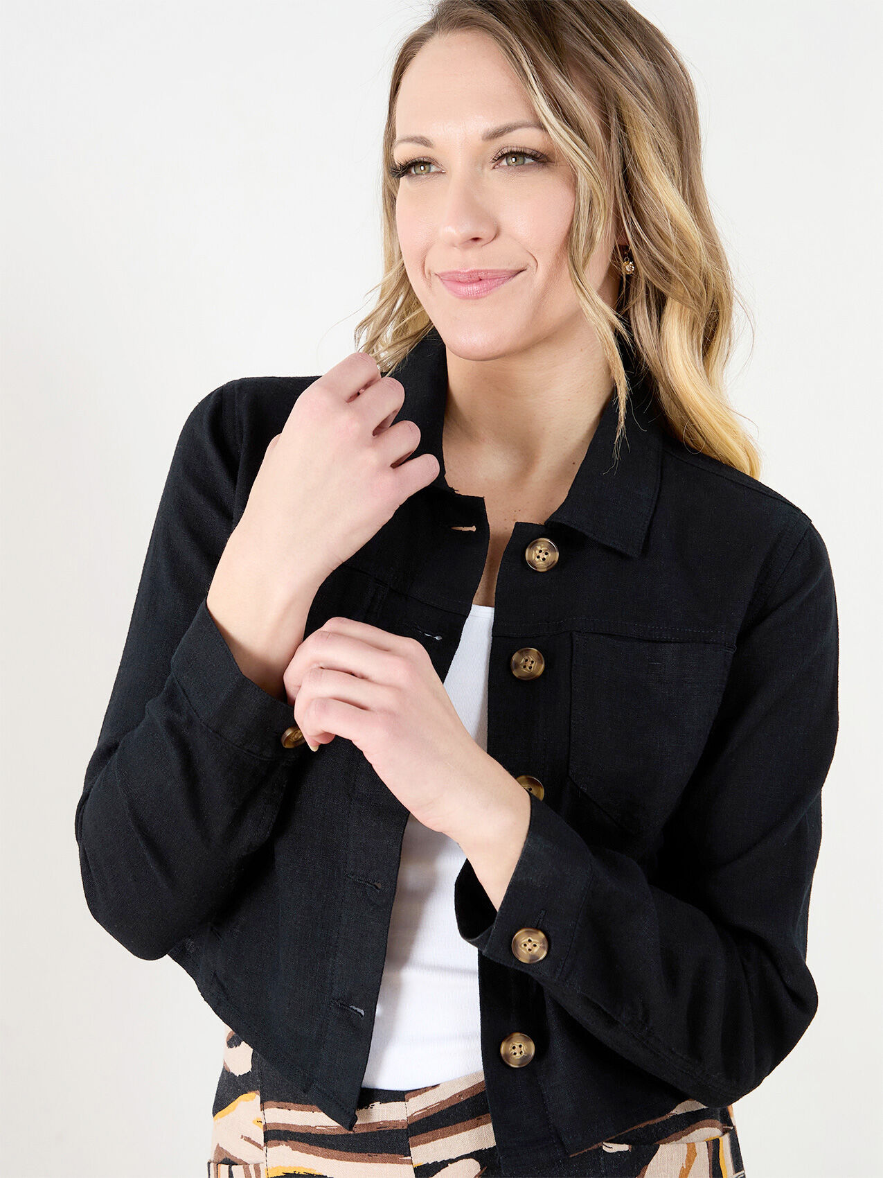 Linen Blend Jacket