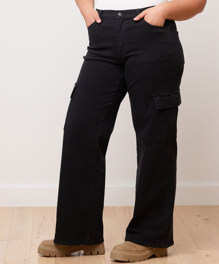Lilly Wide Cargo Classic Yoga Jeans Image 4