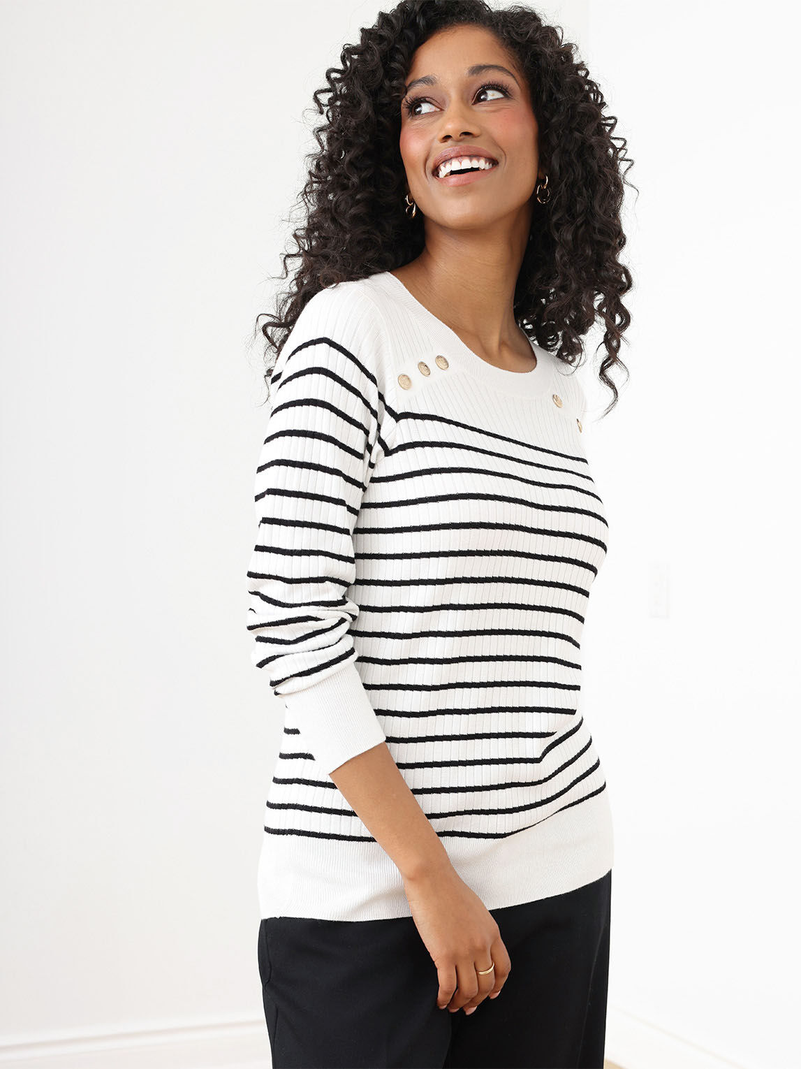 Black pullover sweater women's cheap