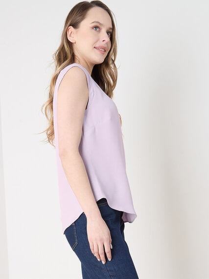 Petite Cap Sleeve Relaxed Fit Top Image 4