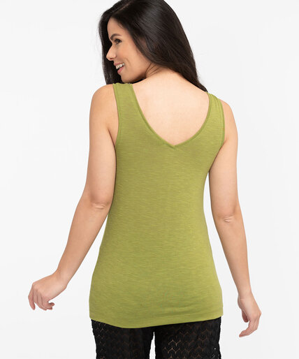 Relaxed V-Neck Tank Top Image 6
