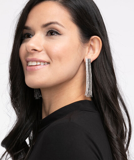 Crystal Drape Earring Image 2